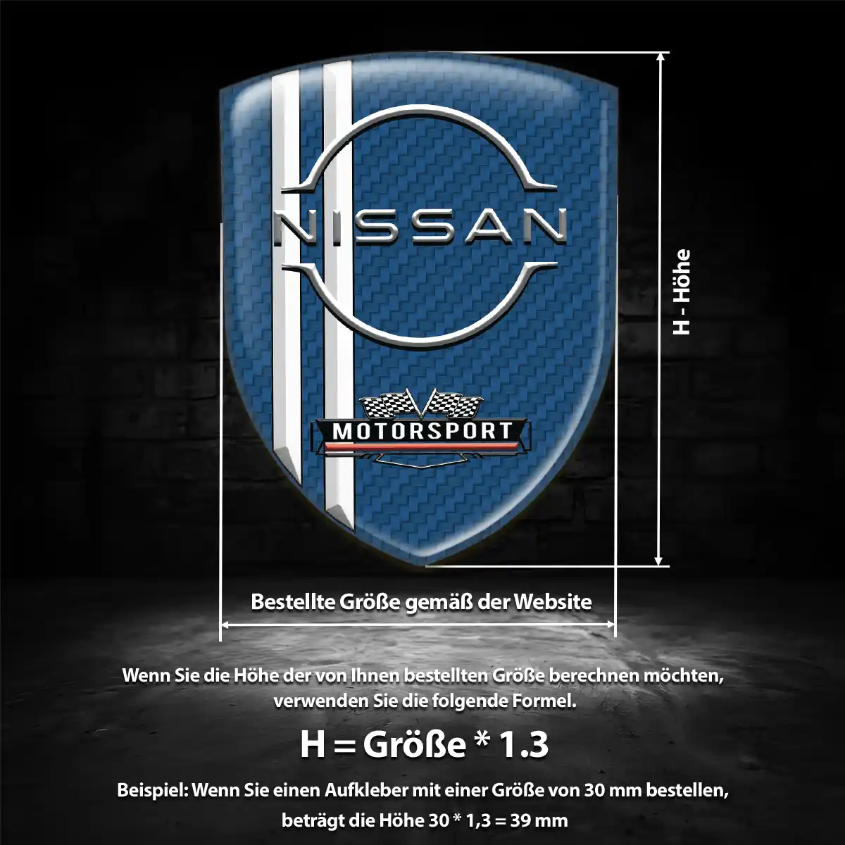 Nissan Emblem Aufkleber Stilvolles Design