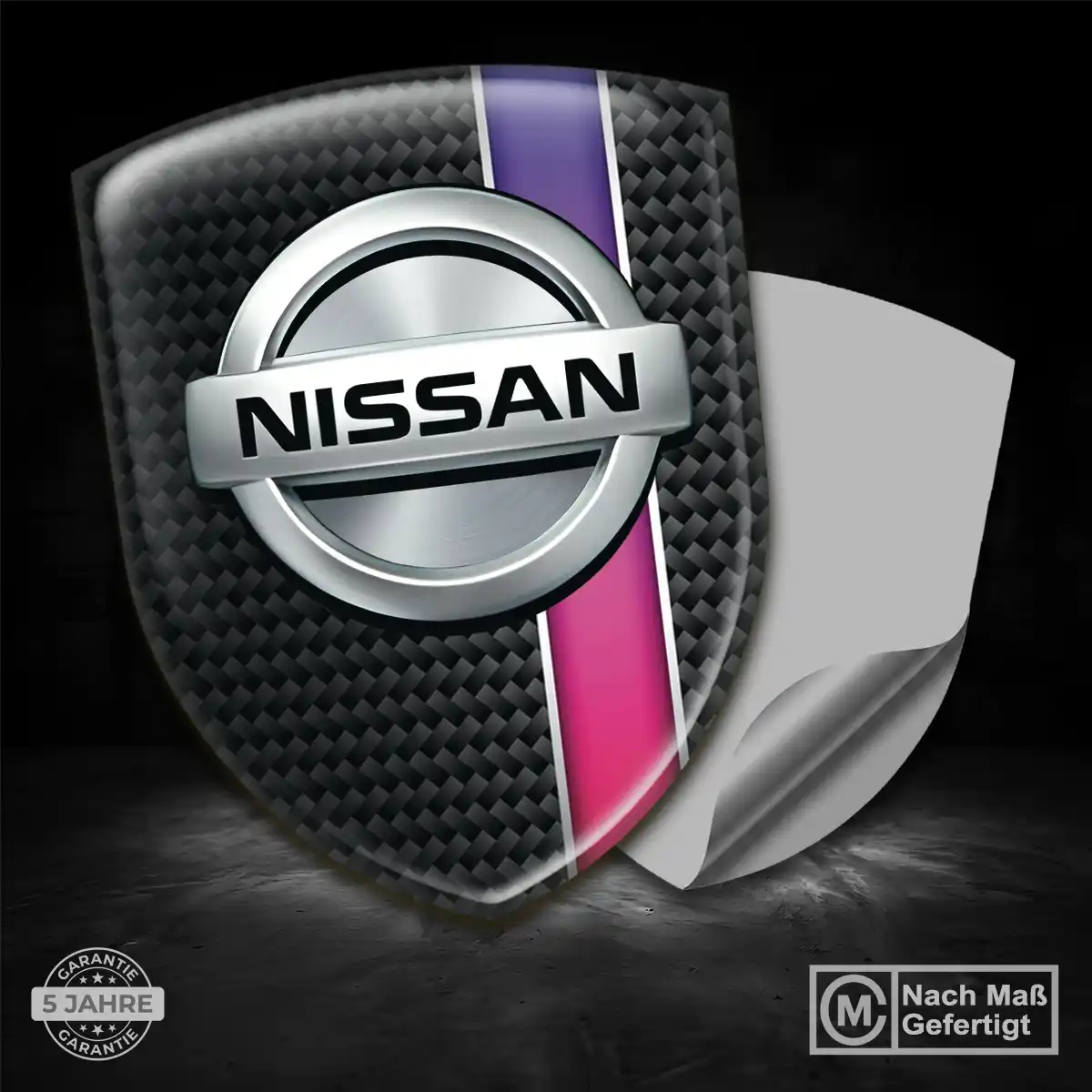 Nissan Emblem Aufkleber Wappen Auto Elegantes Design