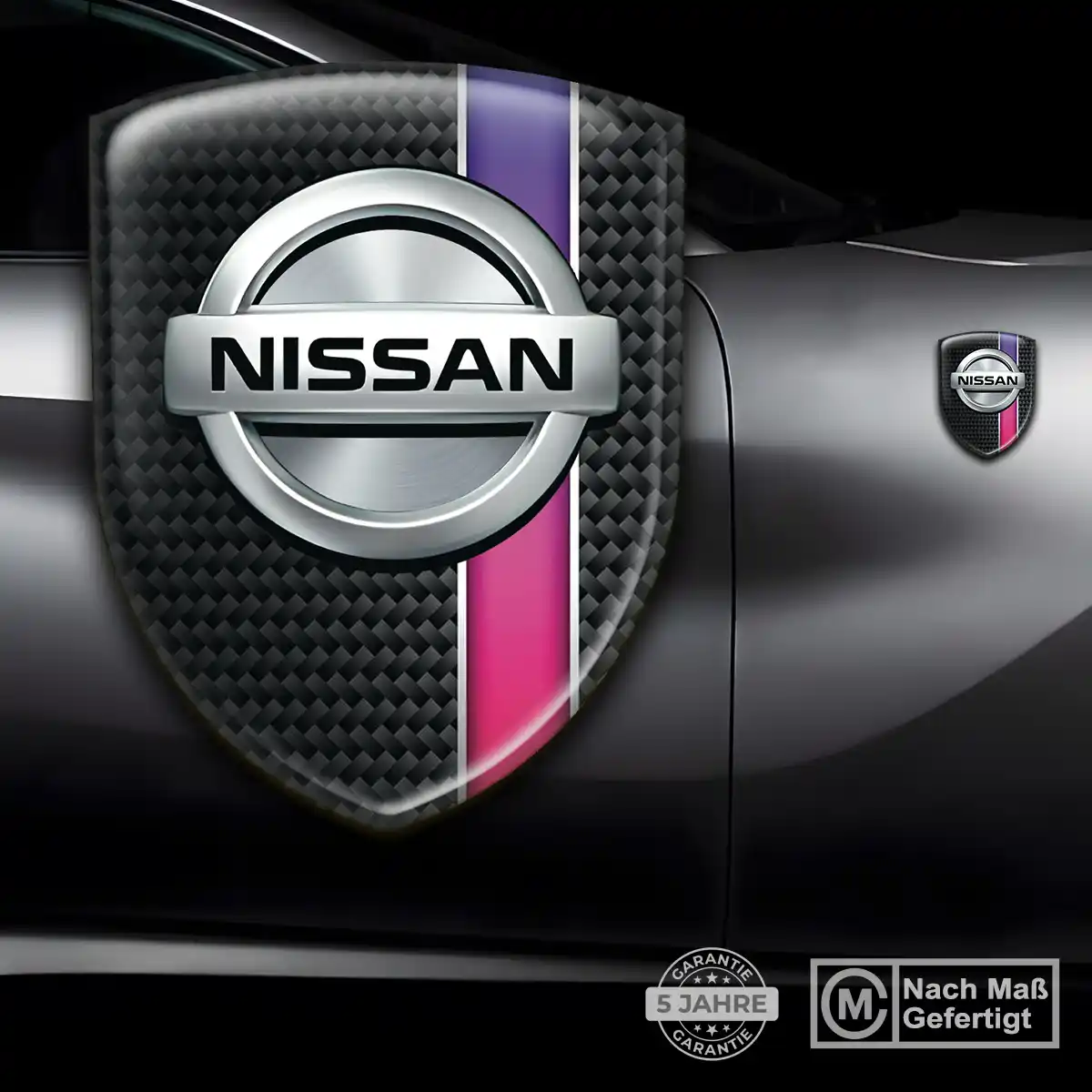 Nissan Emblem Aufkleber Wappen Auto Elegantes Design