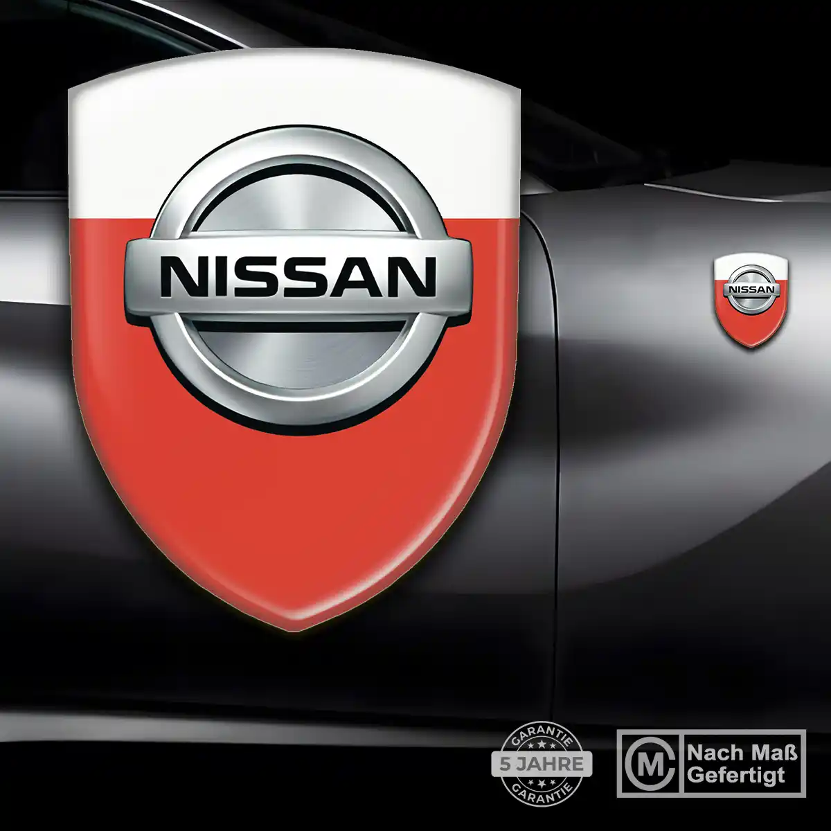 Nissan Emblem Aufkleber Wappen Auto Modernes Design