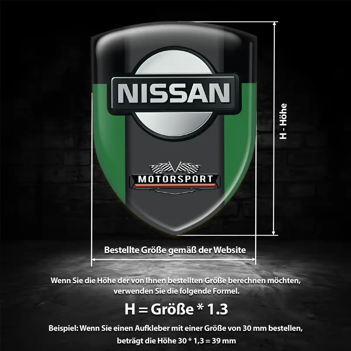Nissan Emblem Aufkleber Wappen Auto Stilvolles Design