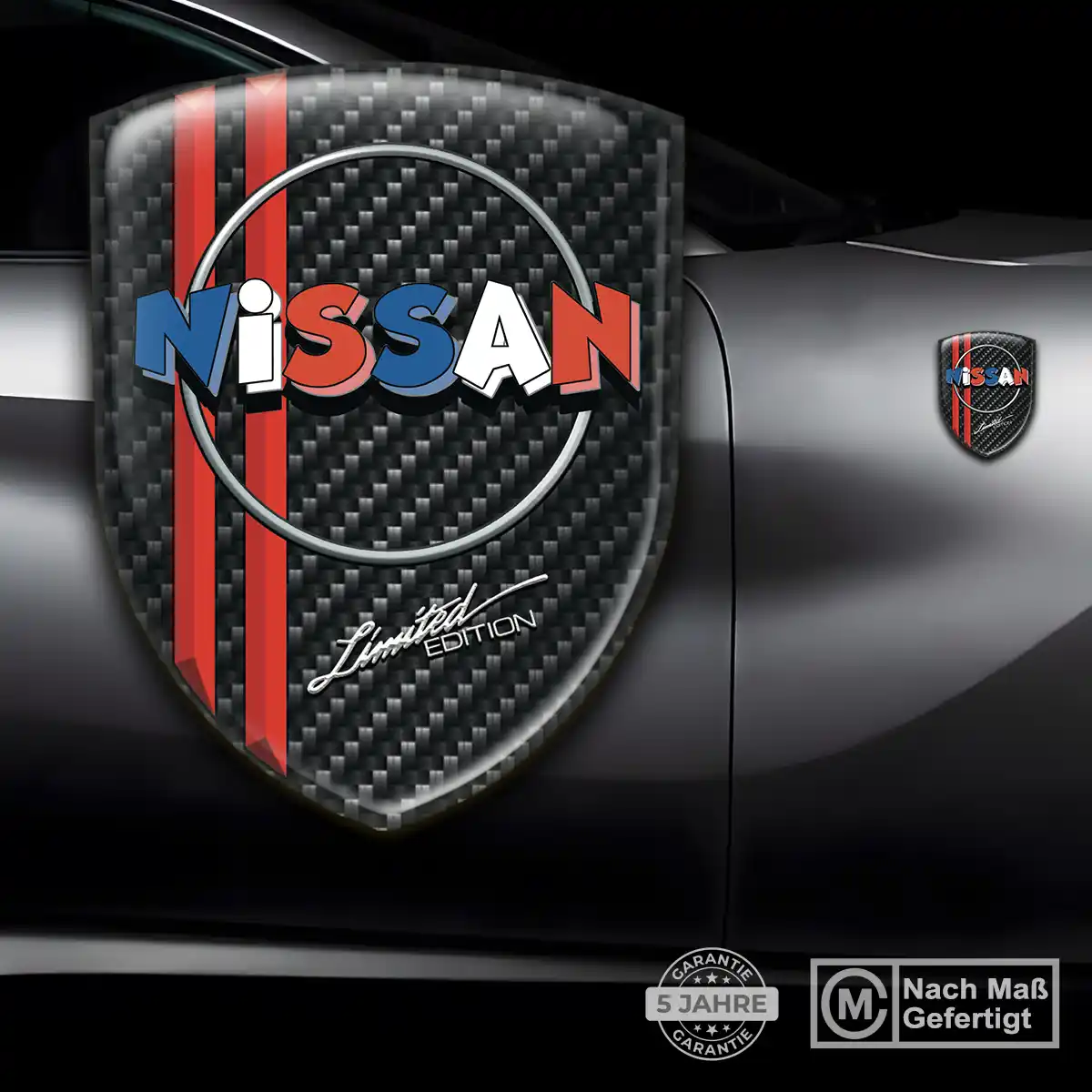 Nissan Emblem Aufkleber Wappen Auto Tuningfahrzeug