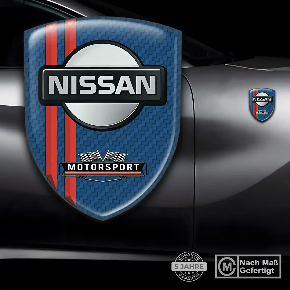 Nissan Emblem Aufkleber Wappen Edles Design