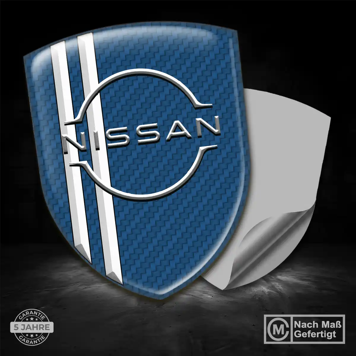 Nissan Emblem Aufkleber Wappen Interieurdesign