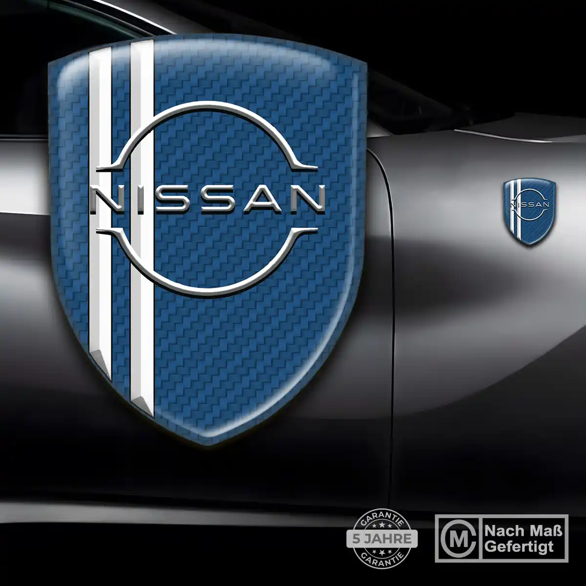 Nissan Emblem Aufkleber Wappen Interieurdesign