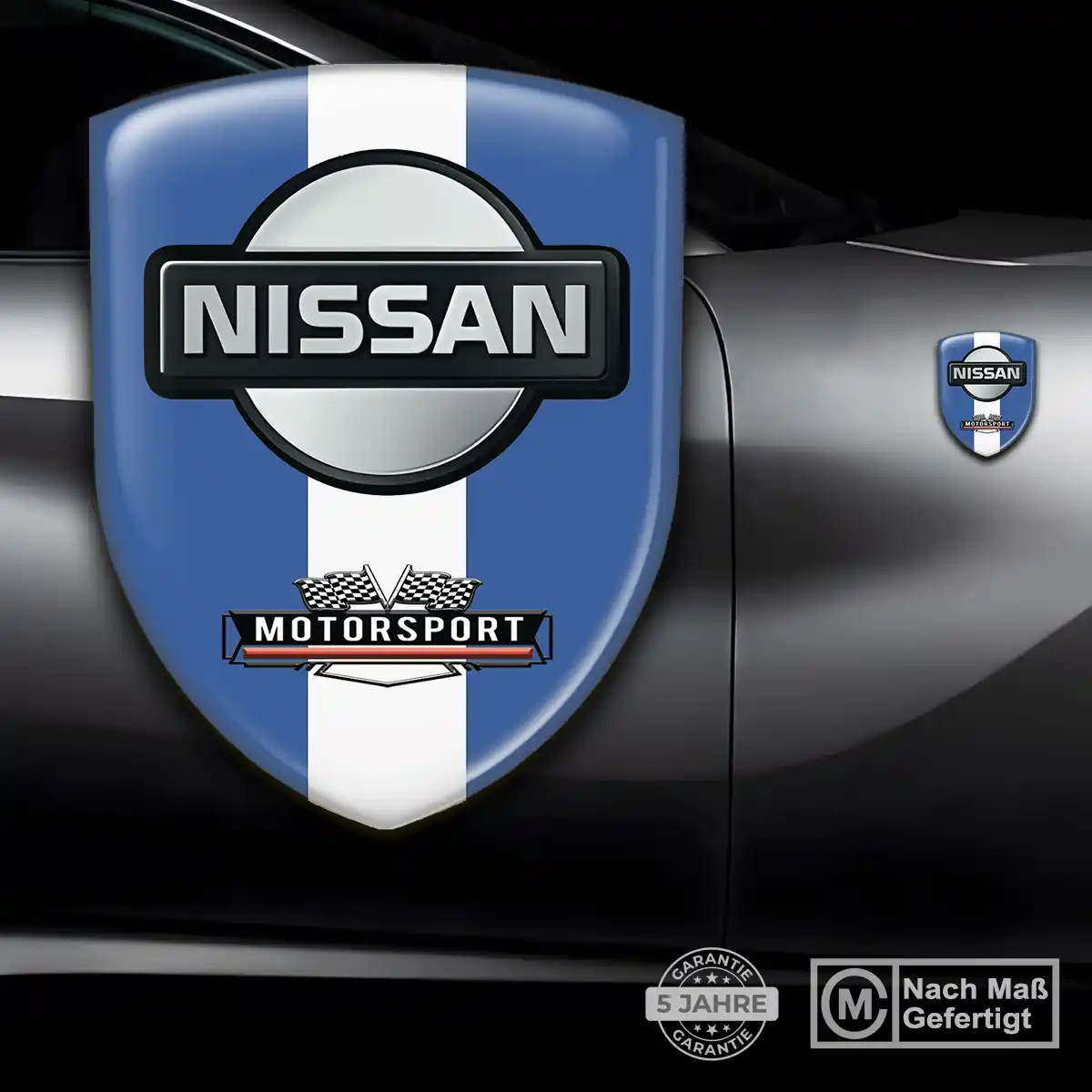 Nissan Emblem Aufkleber Wappen Luxus-Edition