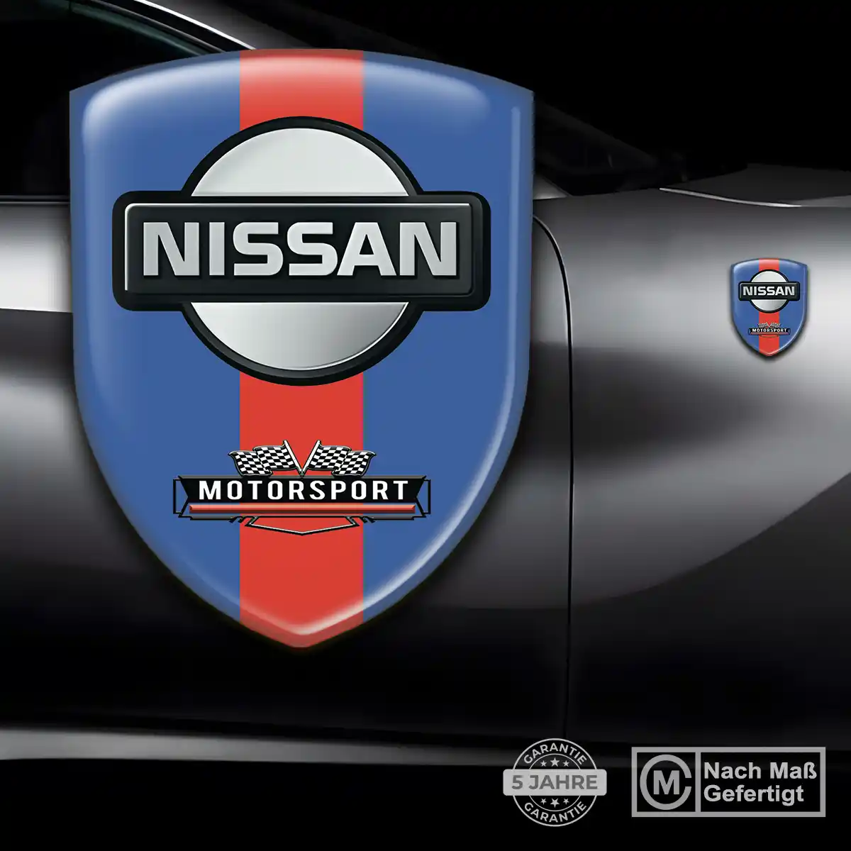 Nissan Emblem Aufkleber Wappen Modernes Design