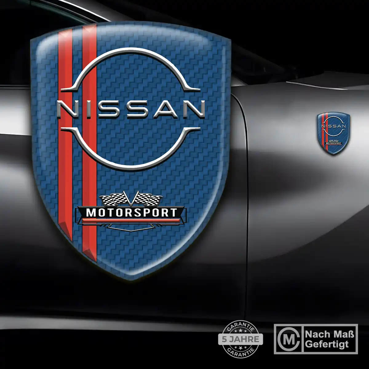 Nissan Emblem Aufkleber Wappen Premium-Edition