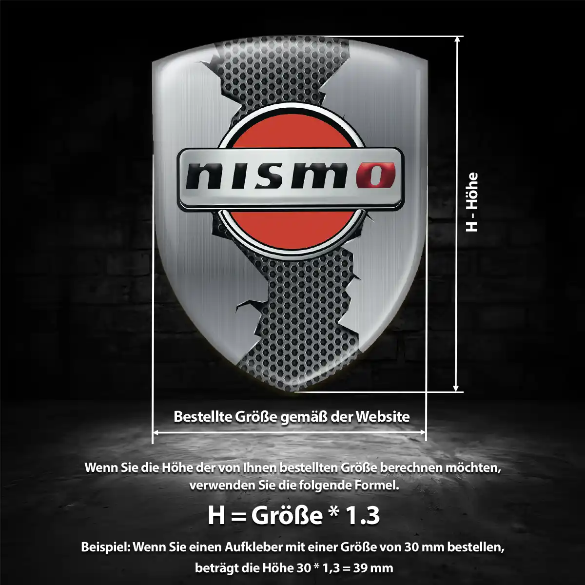 Nissan Emblem Ausdrucksstarkes Design