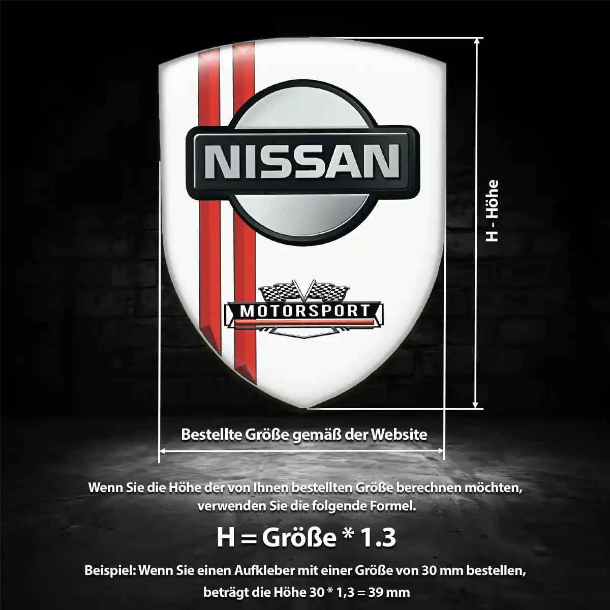Nissan Emblem Auto Ausdrucksstarkes Design