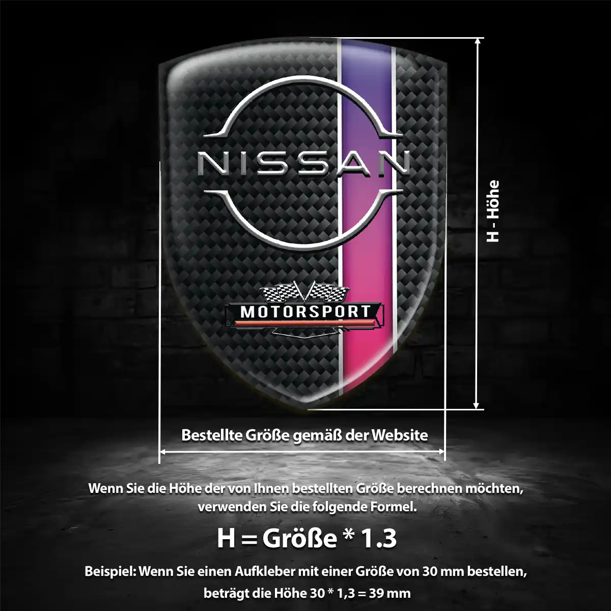Nissan Emblem Auto Edles Design