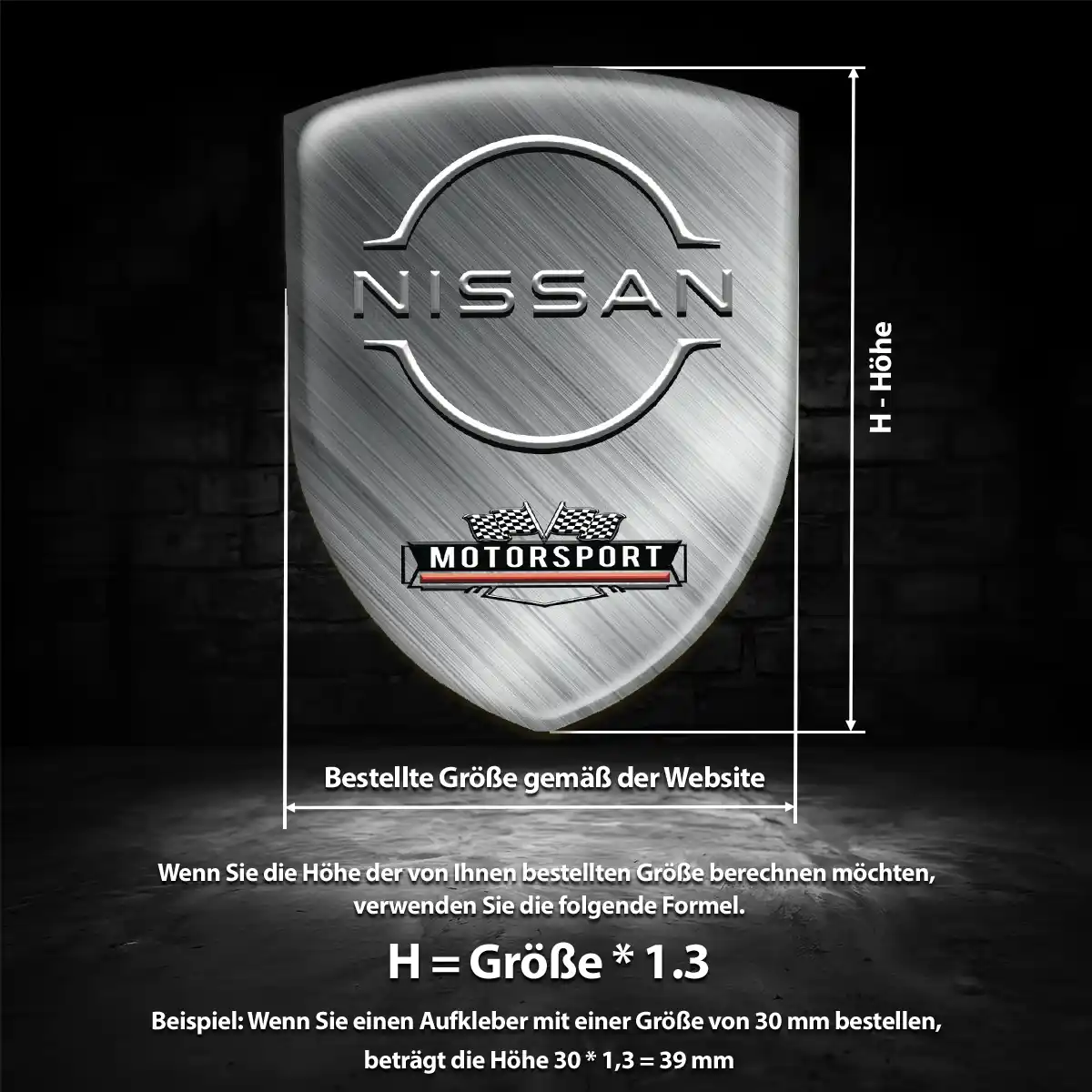Nissan Emblem Auto Erstklassige Qualität