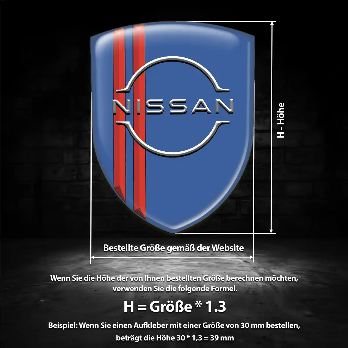 Nissan Emblem Auto Limitierte Auflage