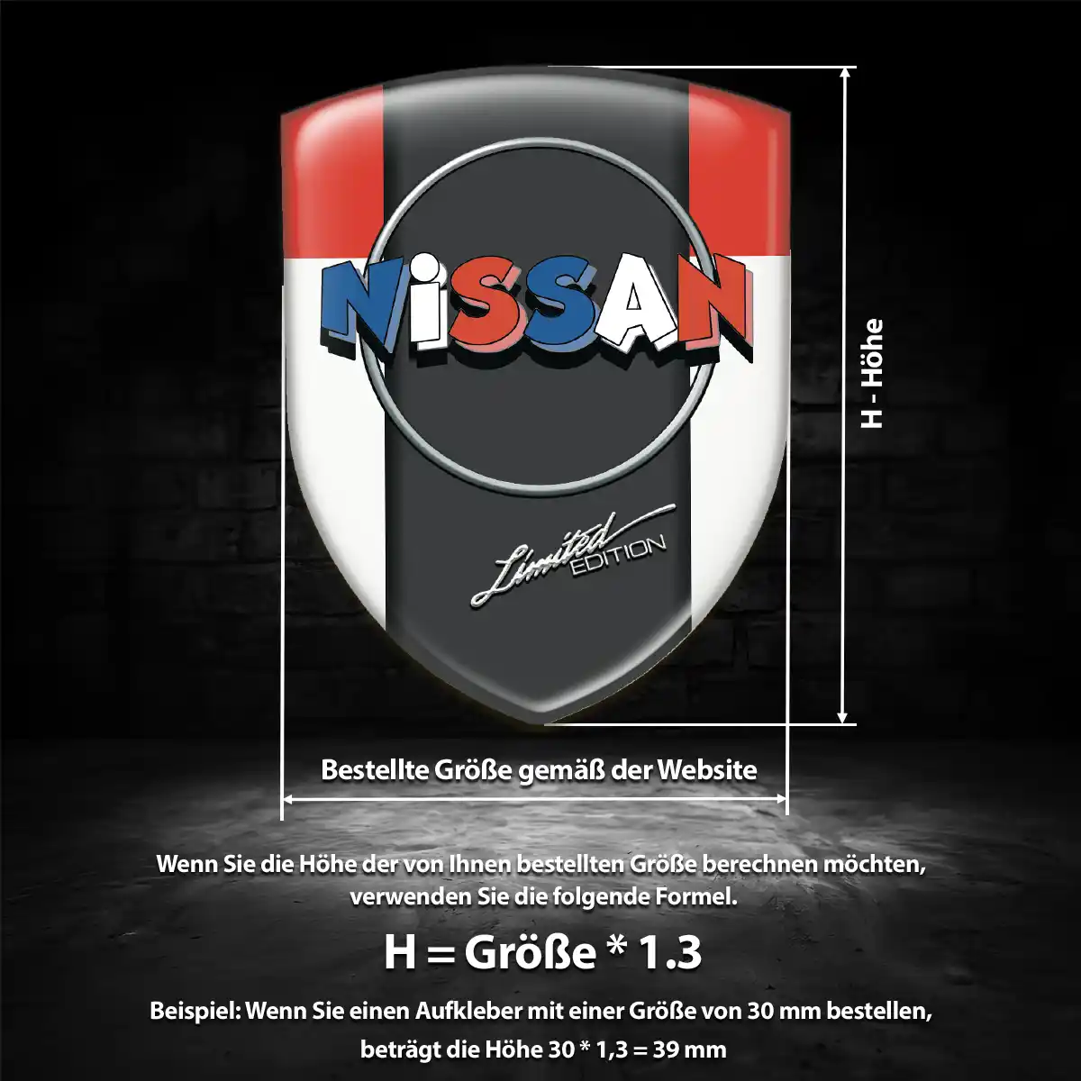 Nissan Emblem Auto Premiumqualität