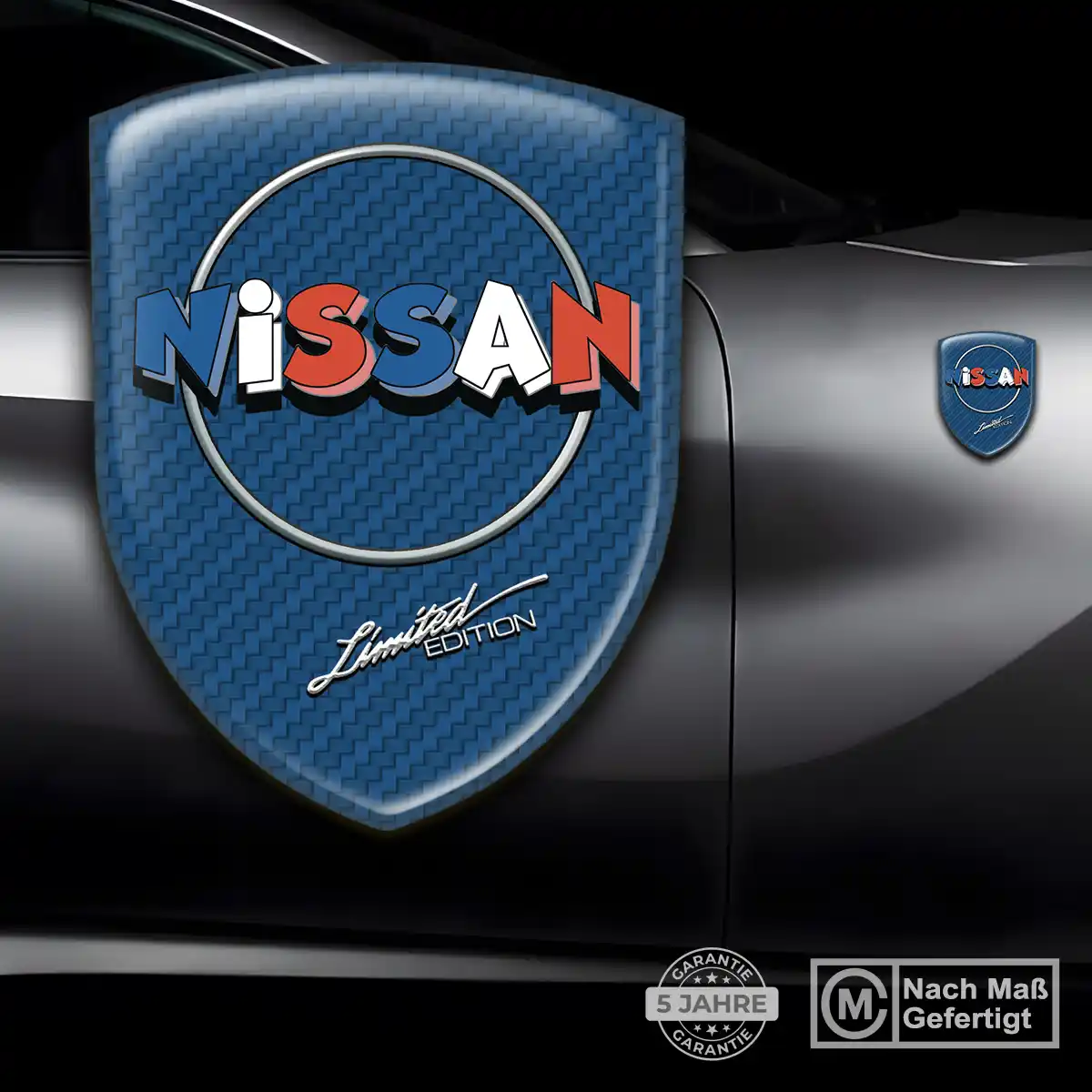 Nissan Emblem Auto Stilvolles Design