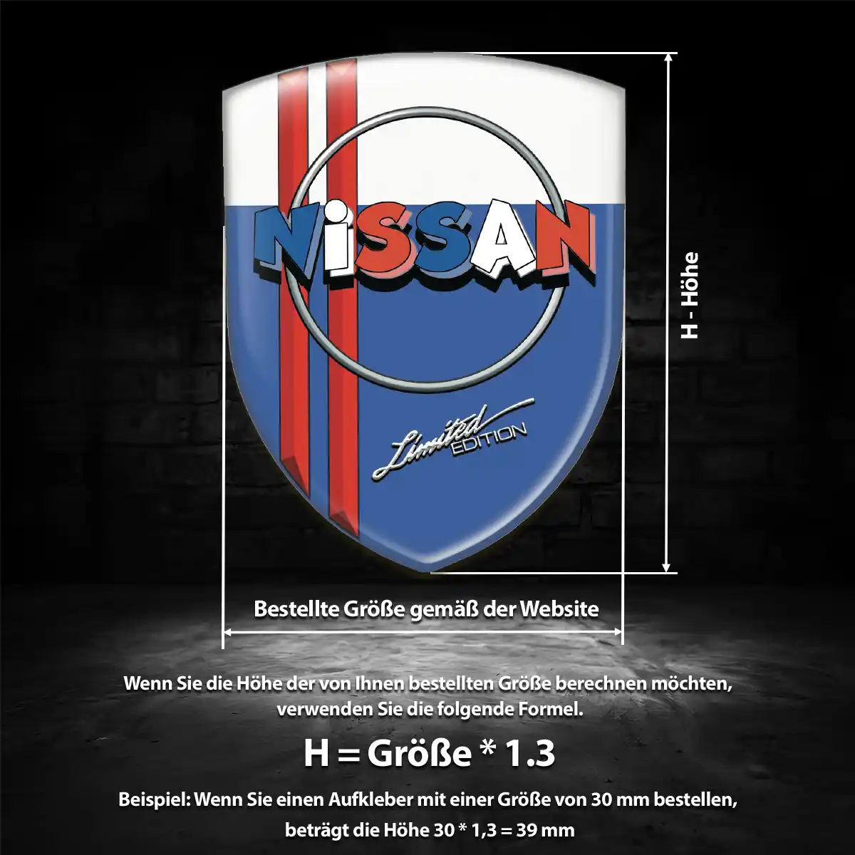 Nissan Emblem Elegantes Design