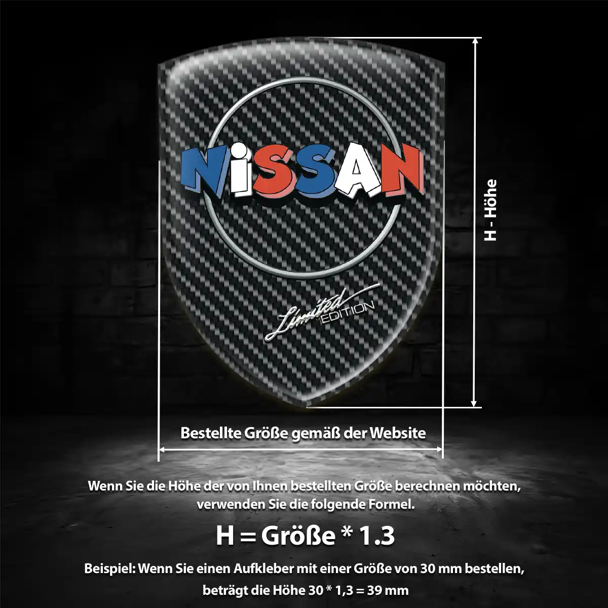 Nissan Emblem Erstklassige Qualität