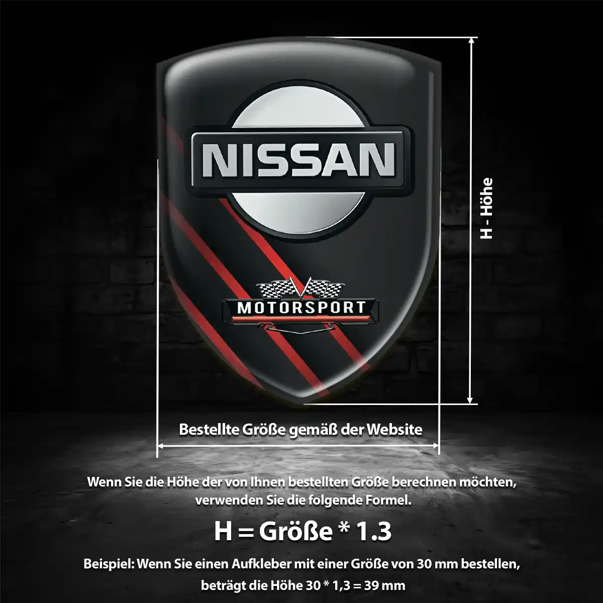 Nissan Emblem Luxus-Edition