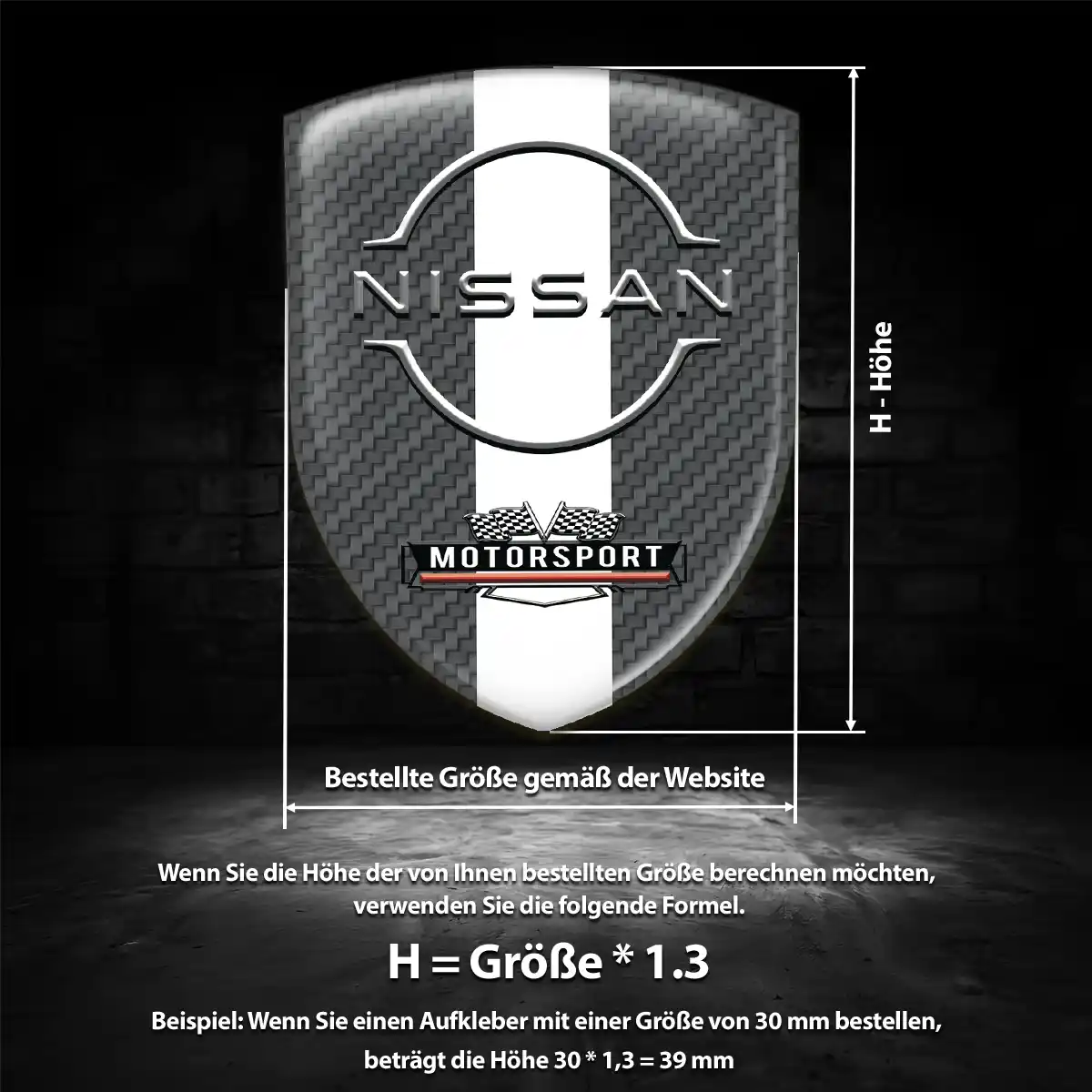 Nissan Emblem Wappen Aufkleber Anspruchsvolles Design