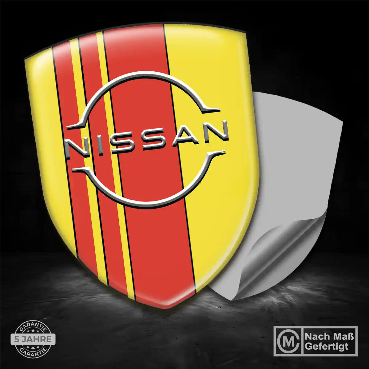 Nissan Emblem Wappen Aufkleber Auto Elegantes Design