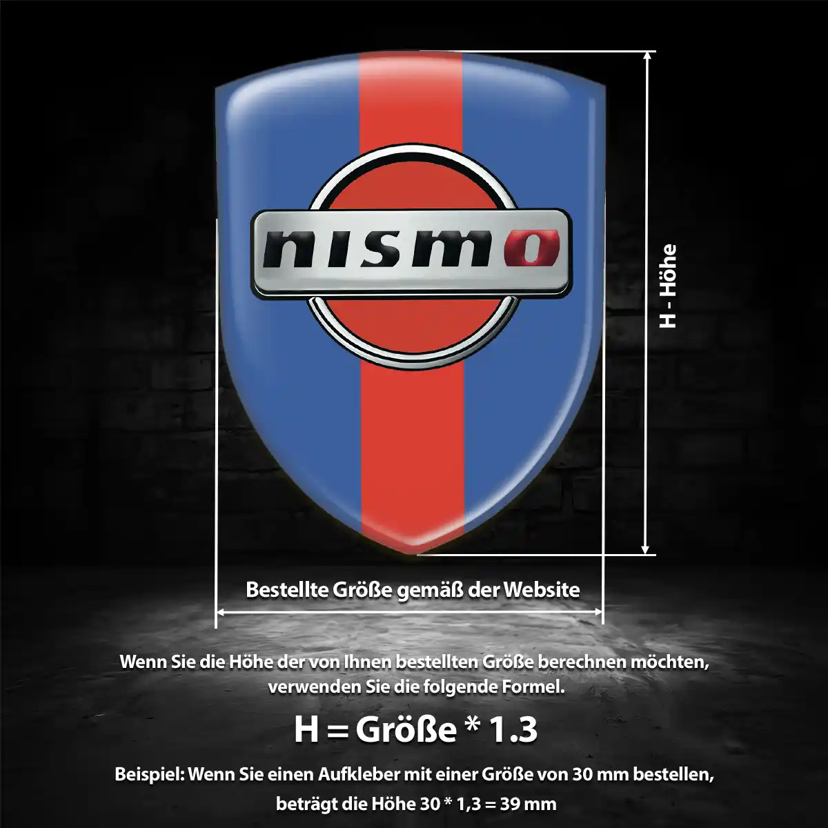 Nissan Emblem Wappen Aufkleber Auto Interieurdesign