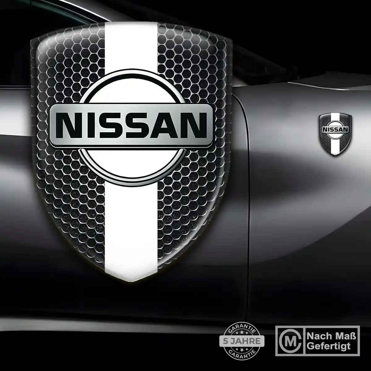 Nissan Emblem Wappen Aufkleber Auto Premium-Edition