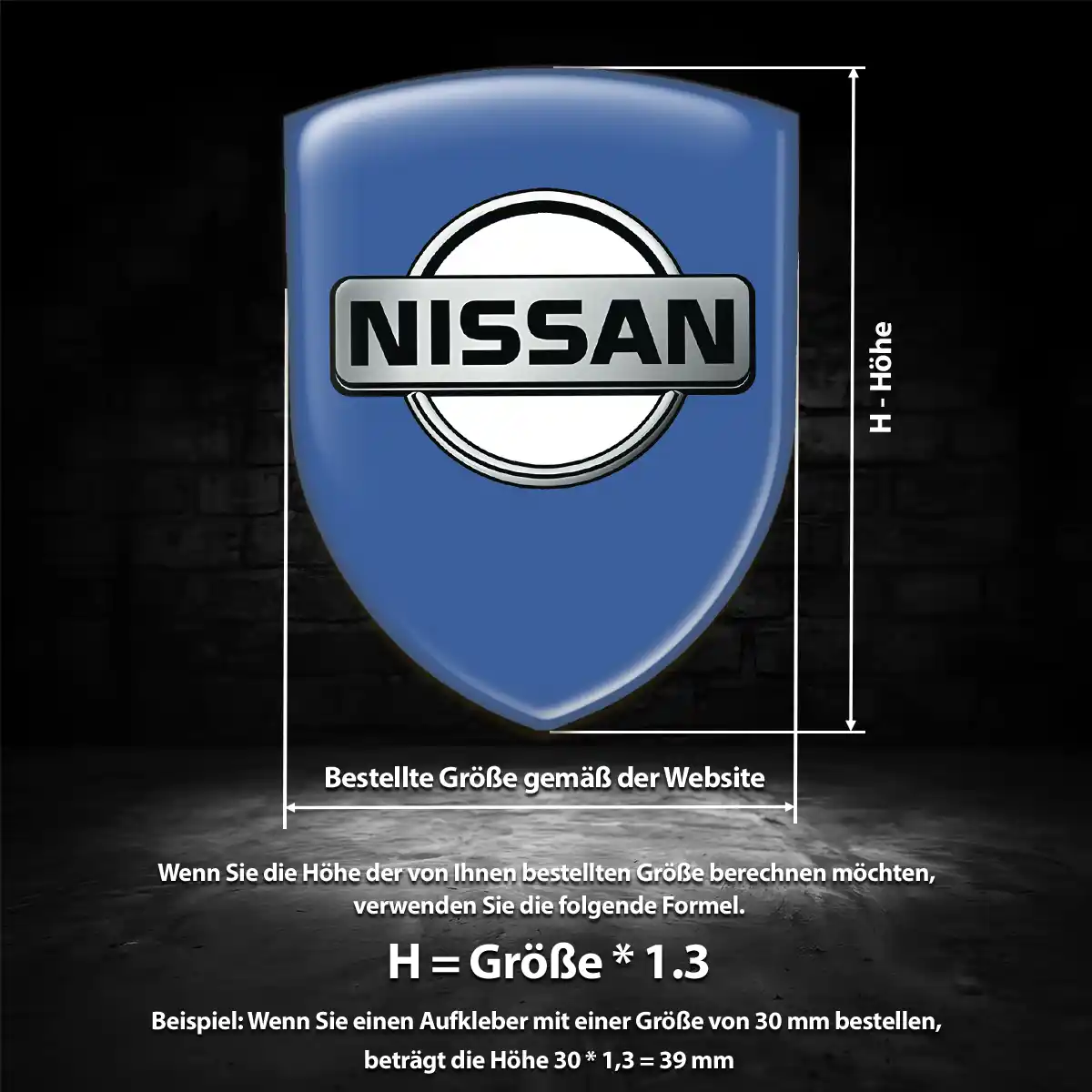 Nissan Emblem Wappen Aufkleber Auto Stilvolles Design