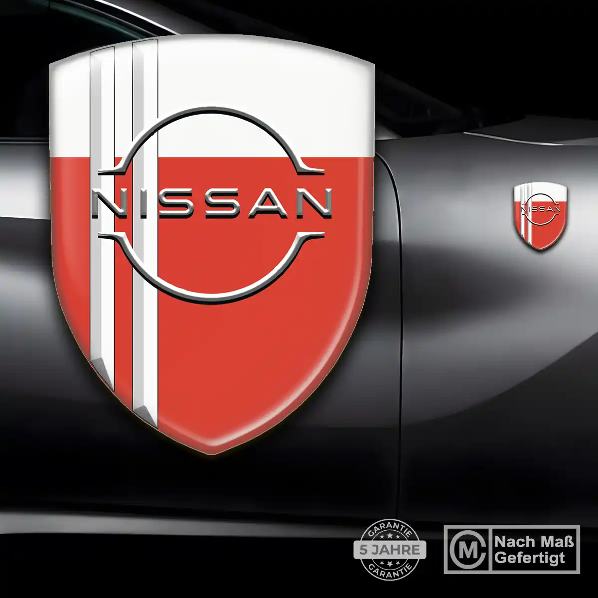 Nissan Emblem Wappen Aufkleber Interieurdesign