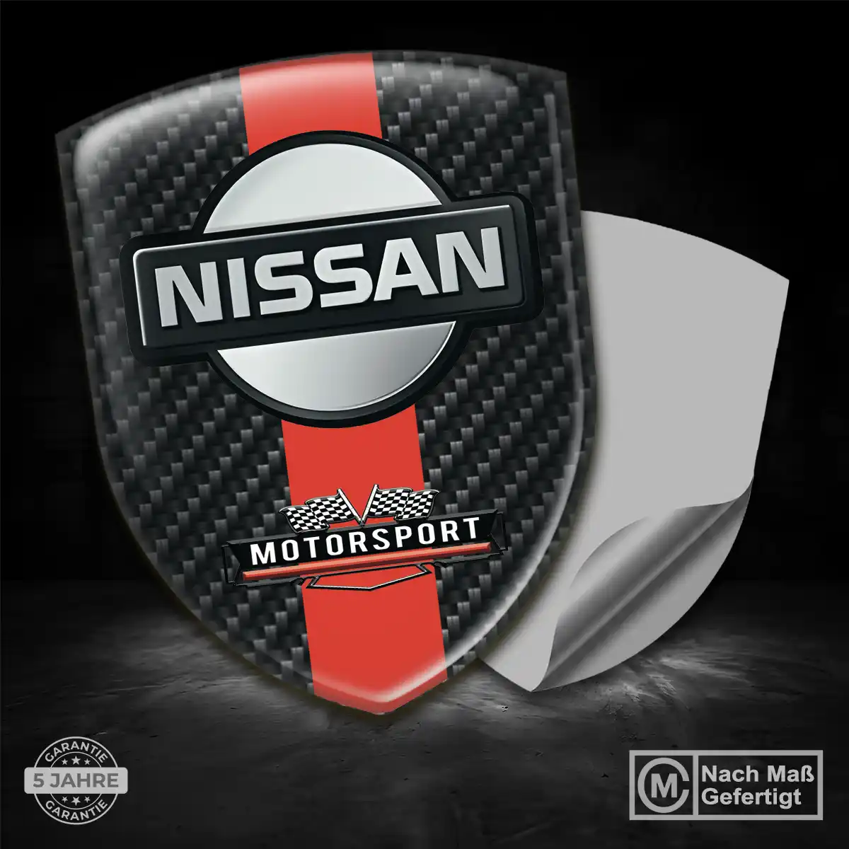Nissan Emblem Wappen Aufkleber Luxus-Edition