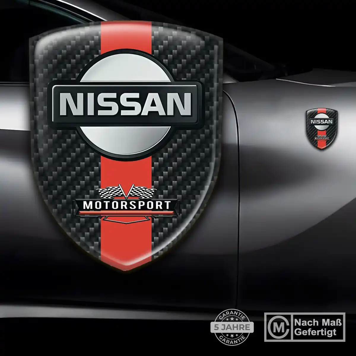 Nissan Emblem Wappen Aufkleber Luxus-Edition