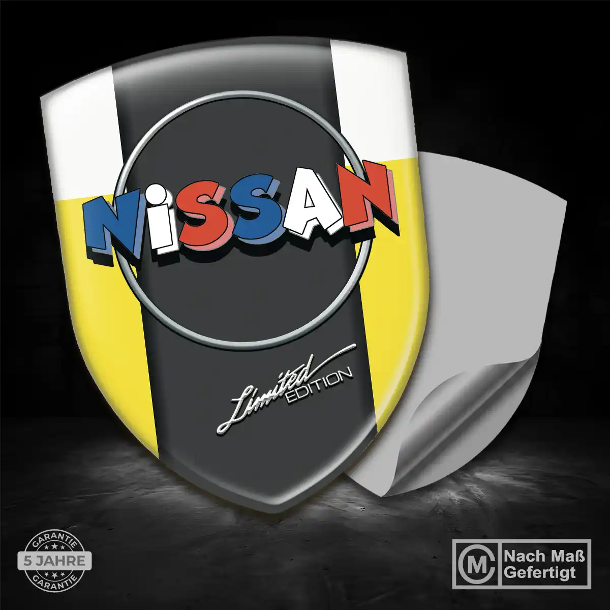 Nissan Emblem Wappen Aufkleber Modernes Design