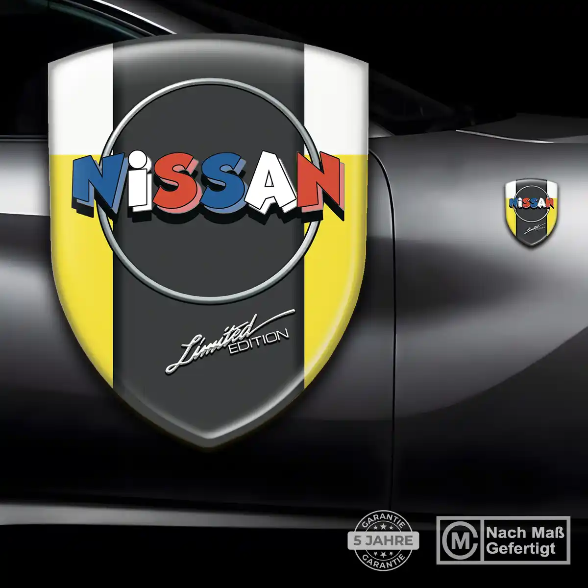 Nissan Emblem Wappen Aufkleber Modernes Design