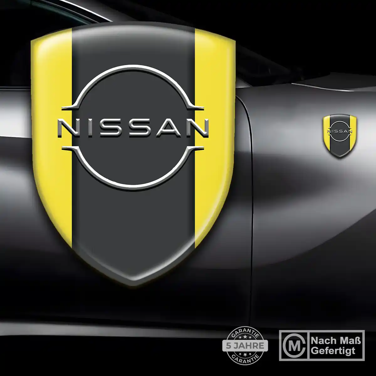 Nissan Emblem Wappen Aufkleber Tuningfahrzeug