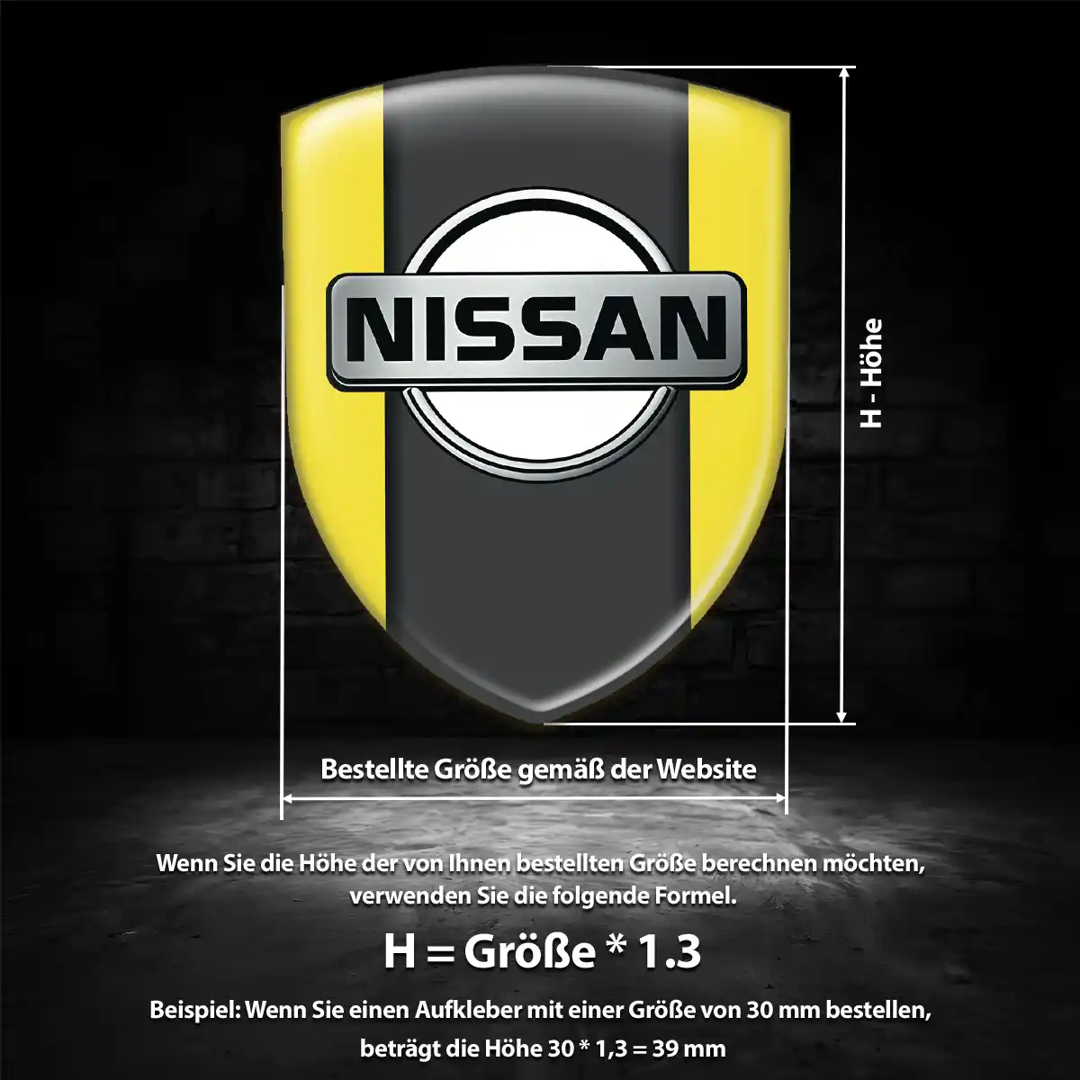 Nissan Emblem Wappen Ausdrucksstarkes Design