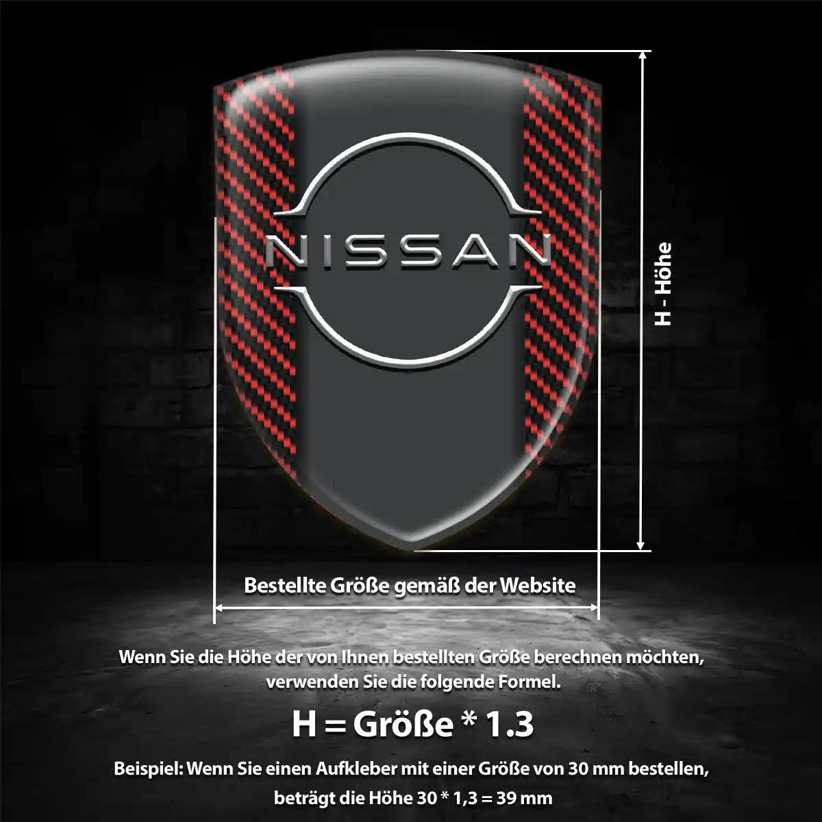 Nissan Emblem Wappen Auto Hohe Qualität