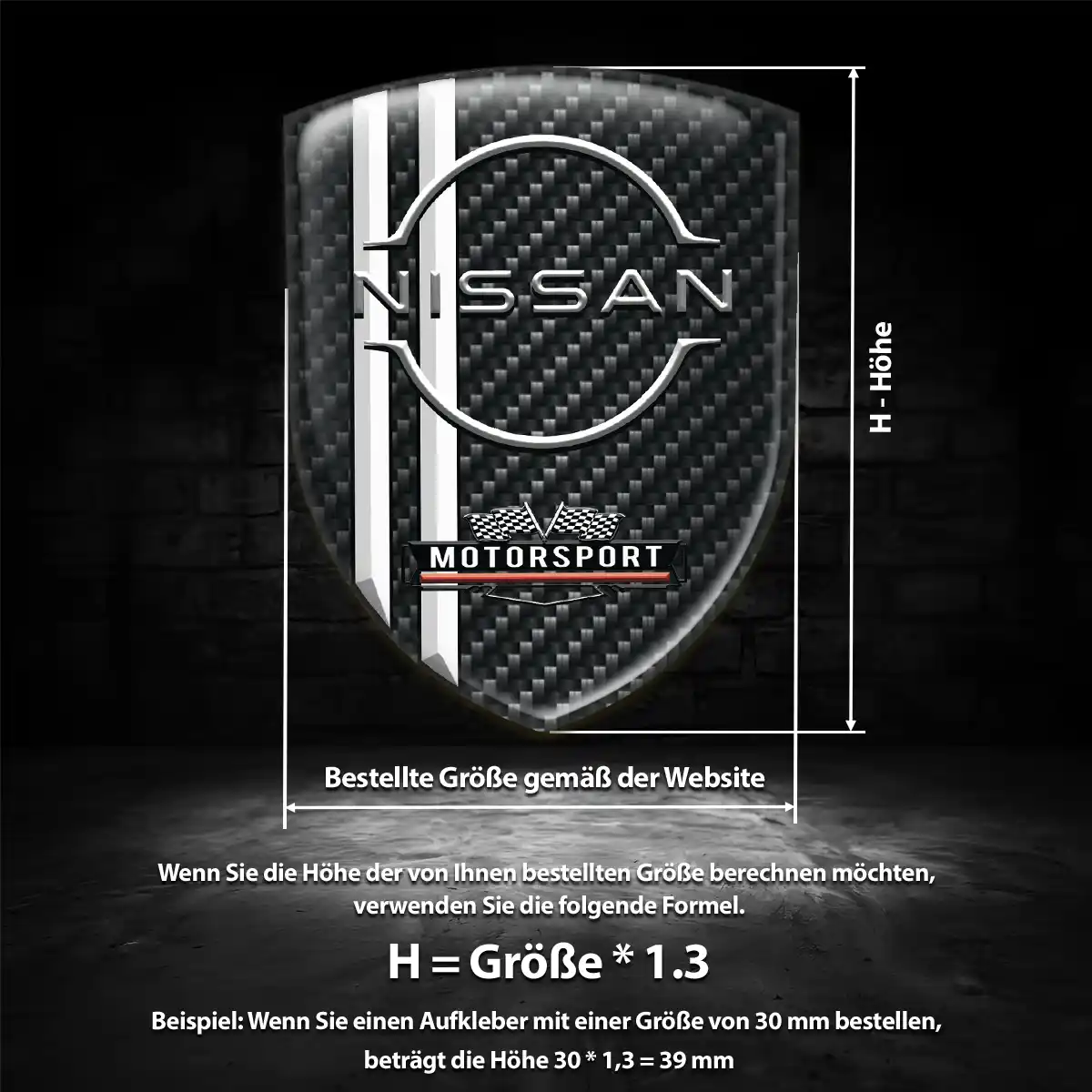 Nissan Emblem Wappen Auto Interieurdesign