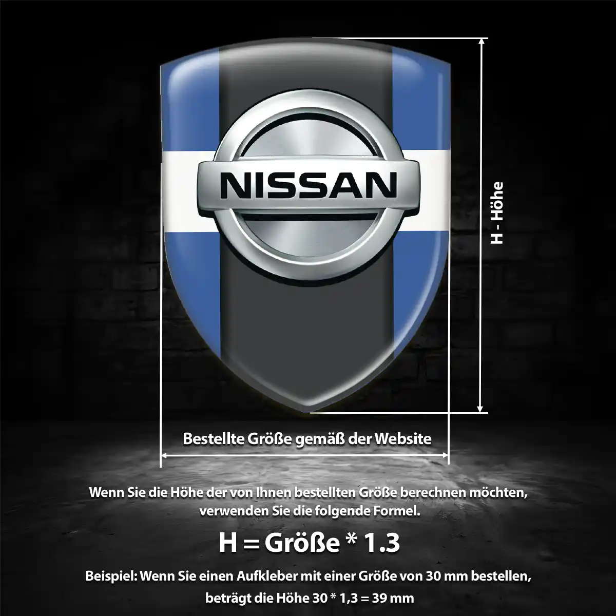 Nissan Emblem Wappen Auto Stilvolles Design