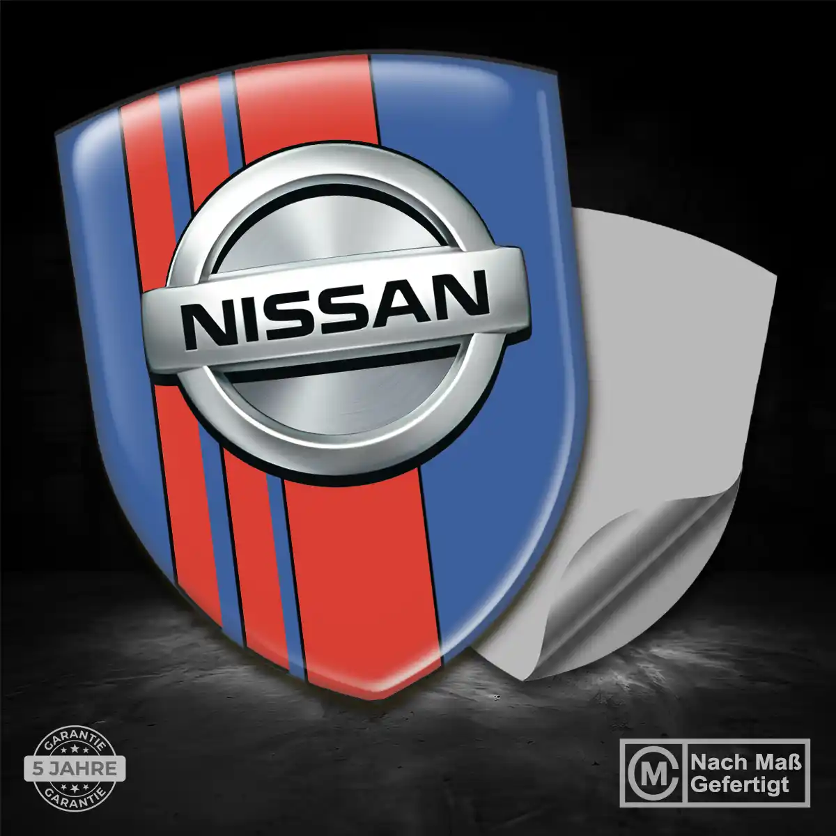 Nissan Emblem Wappen Auto Tuningfahrzeug