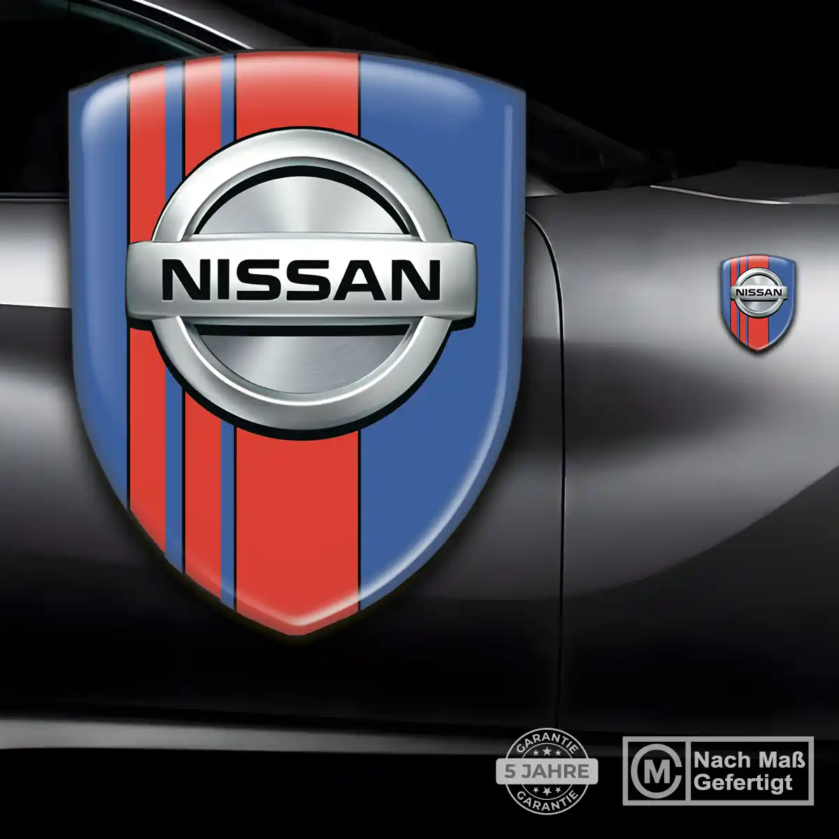 Nissan Emblem Wappen Auto Tuningfahrzeug
