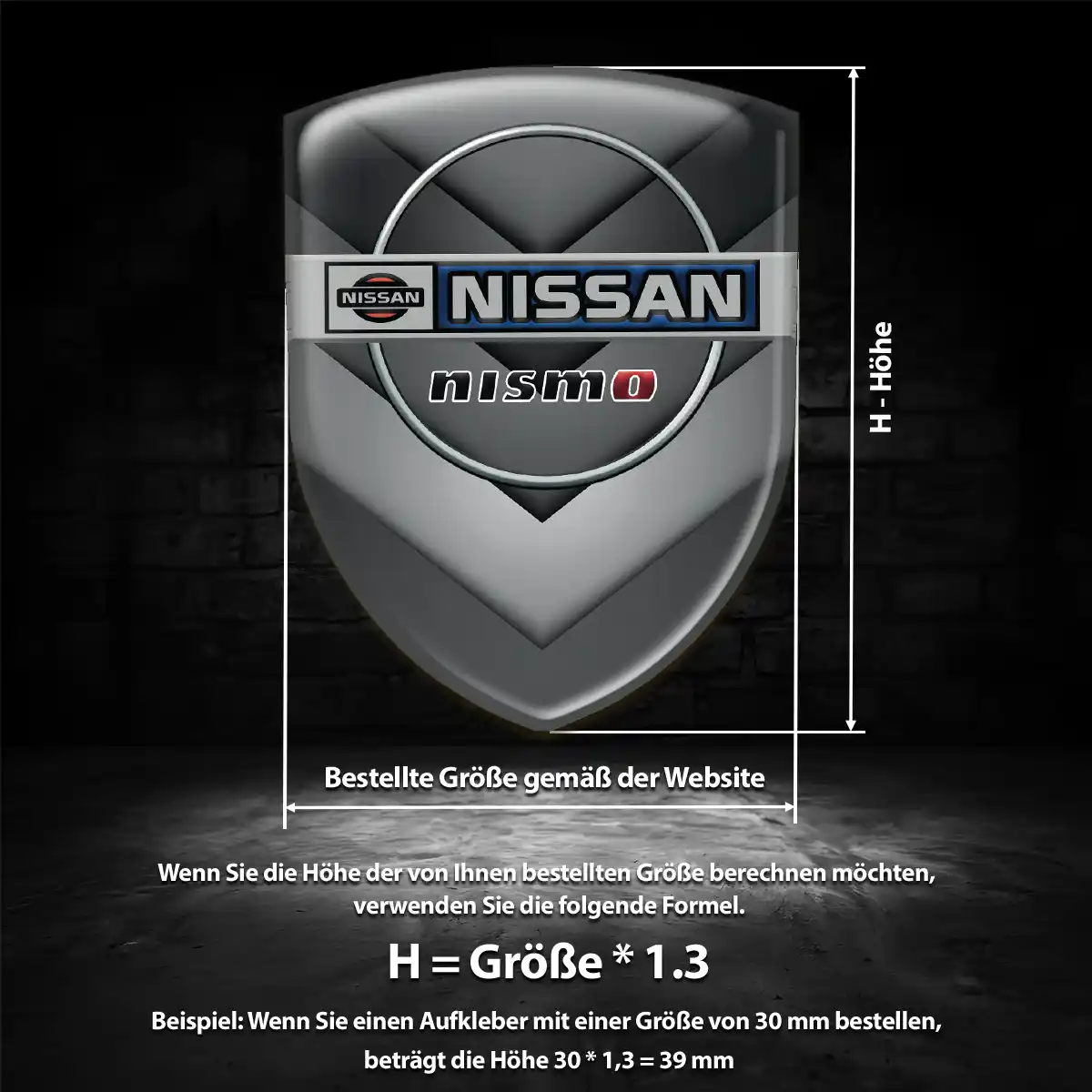 Nissan Emblem Wappen Hohe Qualität