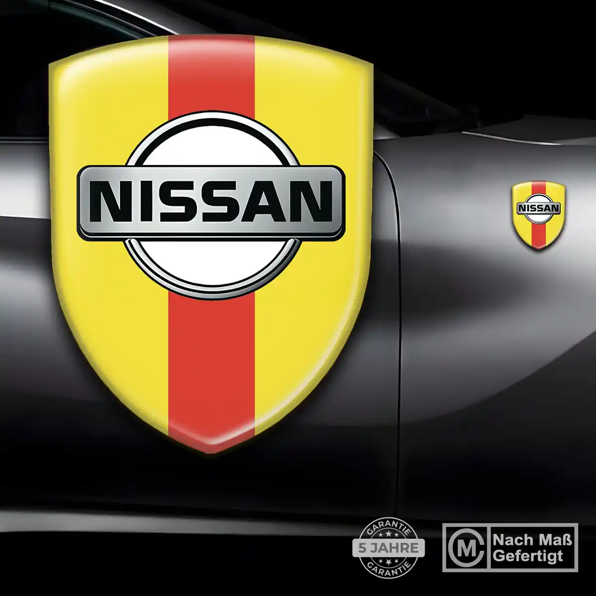 Nissan Emblem Wappen Interieurdesign