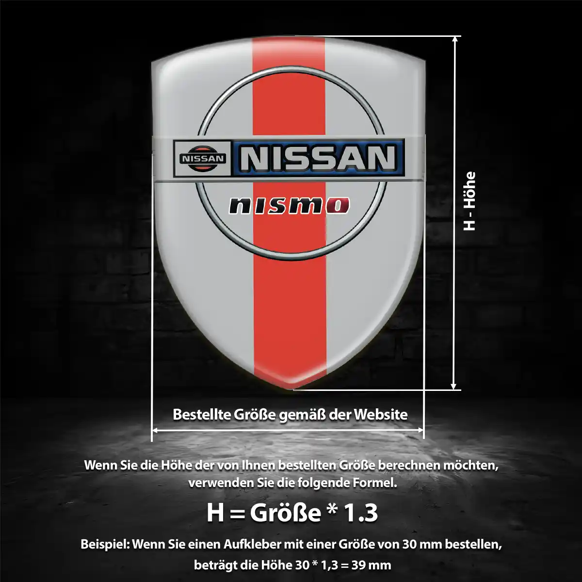 Nissan Emblem Wappen Limitierte Auflage