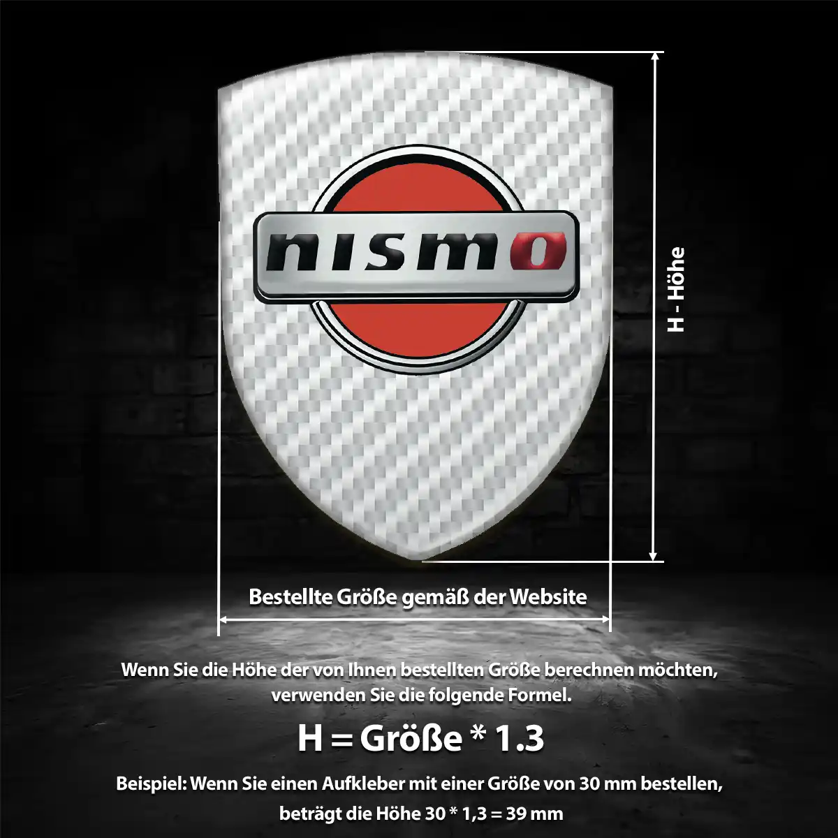 Nissan Emblem Wappen Premium-Edition