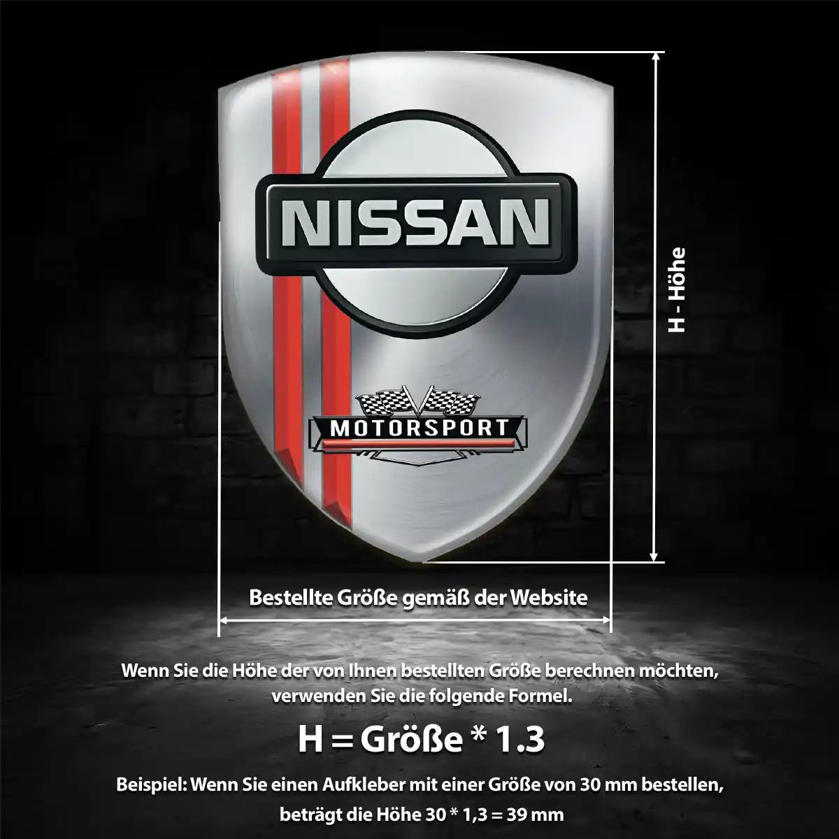 Nissan Emblem Wappen Spitzenqualität