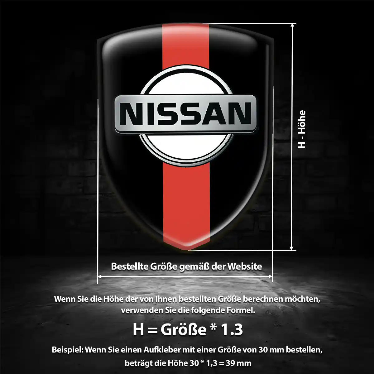 Nissan Emblem Wappen Stilvolles Design