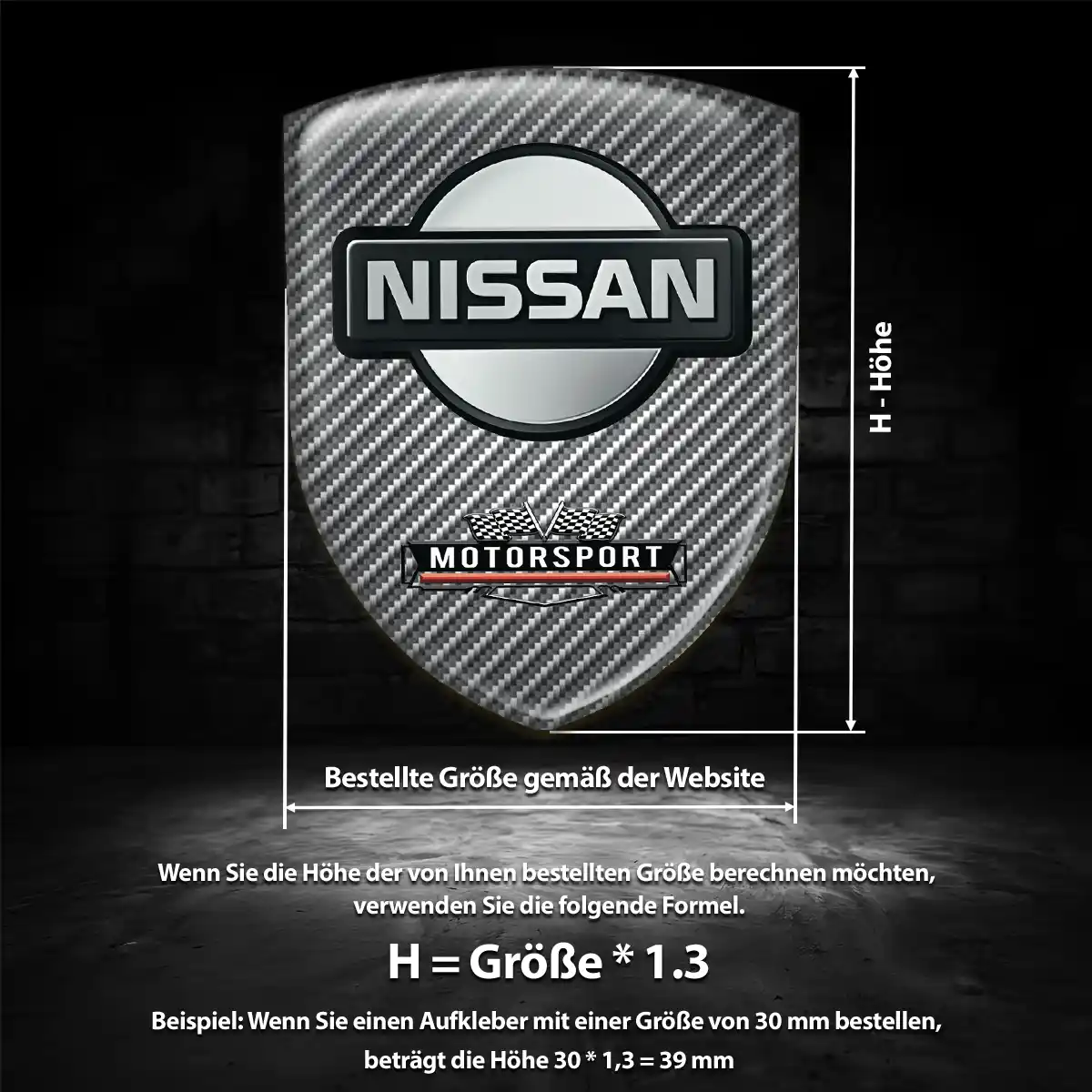 Nissan Embleme Ausdrucksstarkes Design