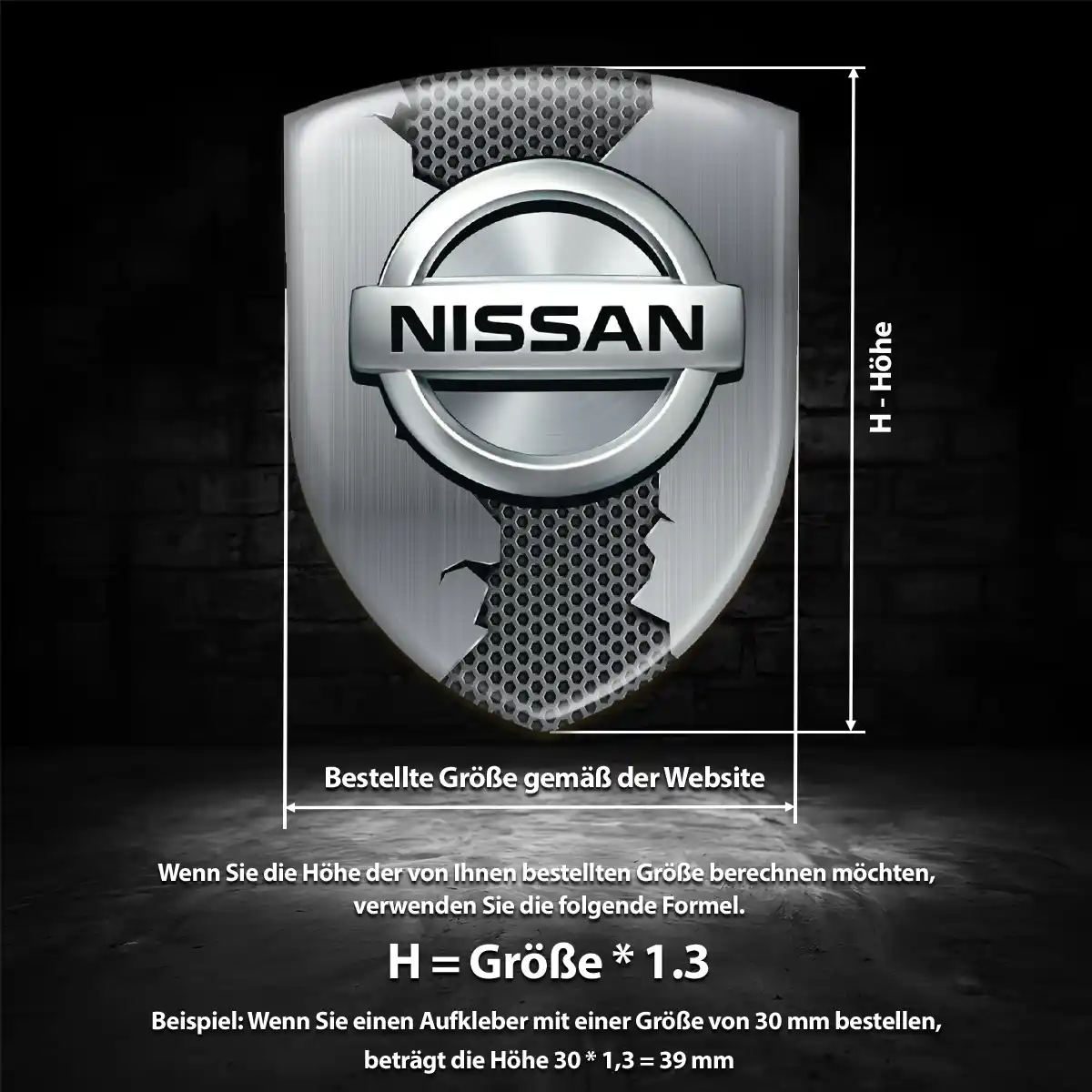 Nissan Embleme Auto Luxus-Edition