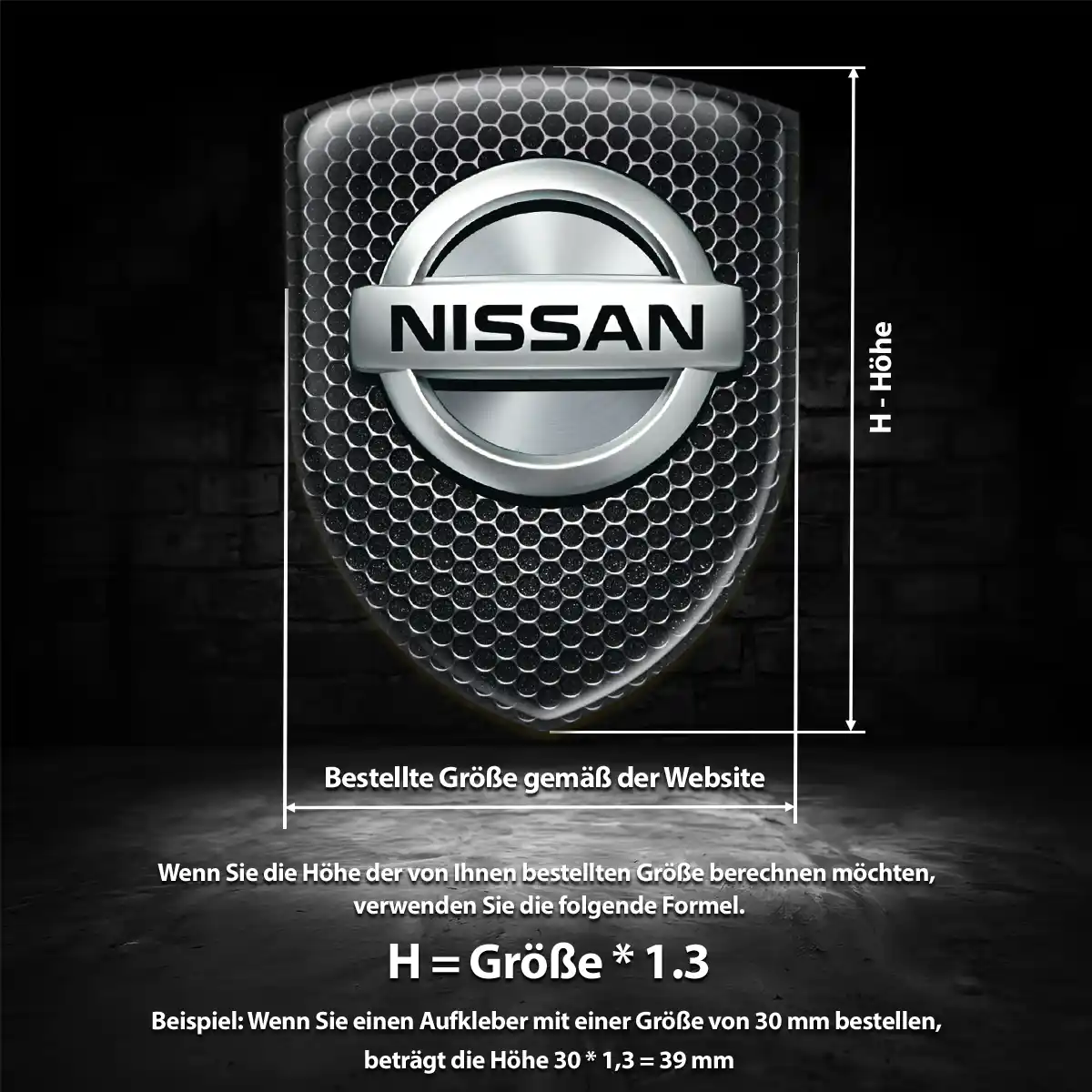 Nissan Embleme Auto Premium-Edition