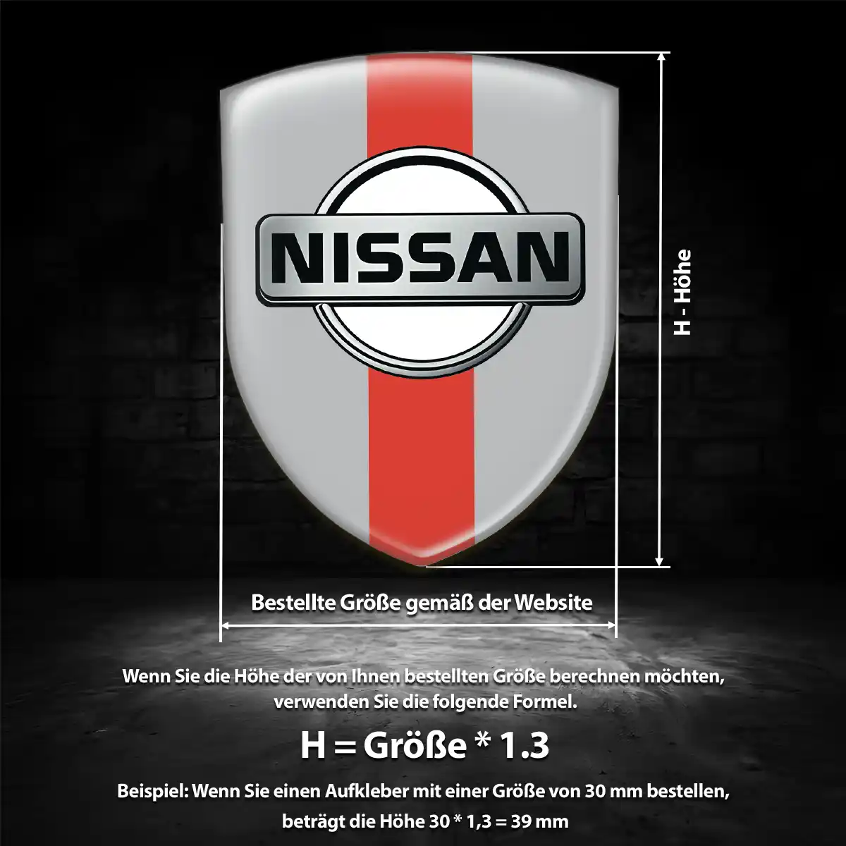 Nissan Embleme Premiumqualität