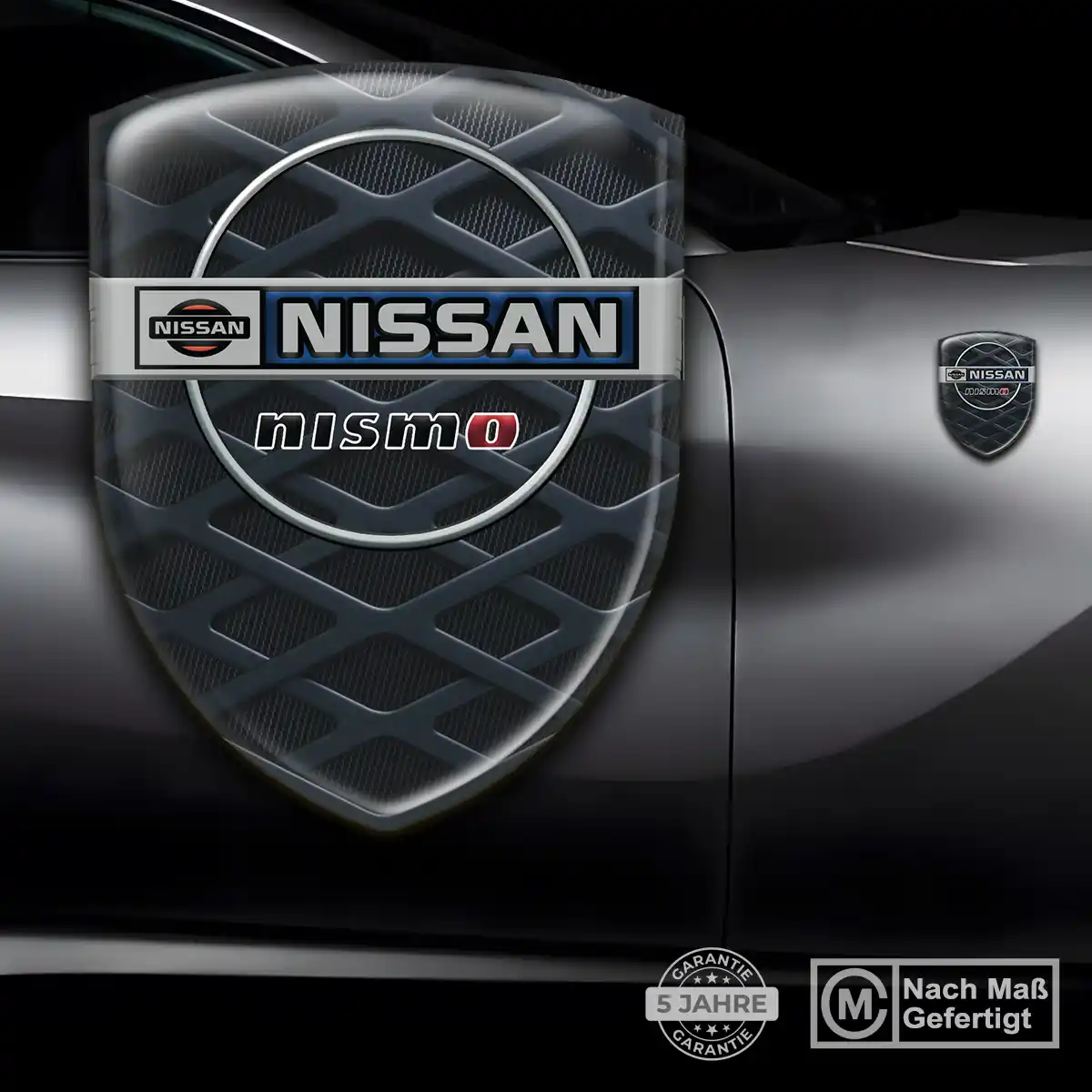 Nissan Embleme Silikon Aufkleber Auto Edles Design